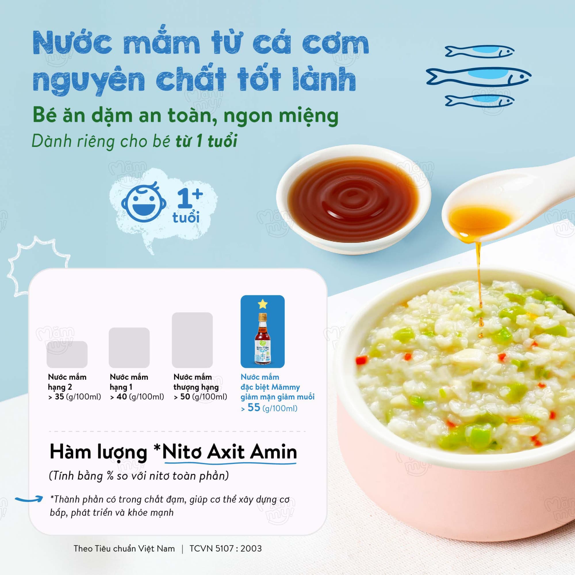 Nước mắm giảm mặn giảm muối - Chai 60ml 13