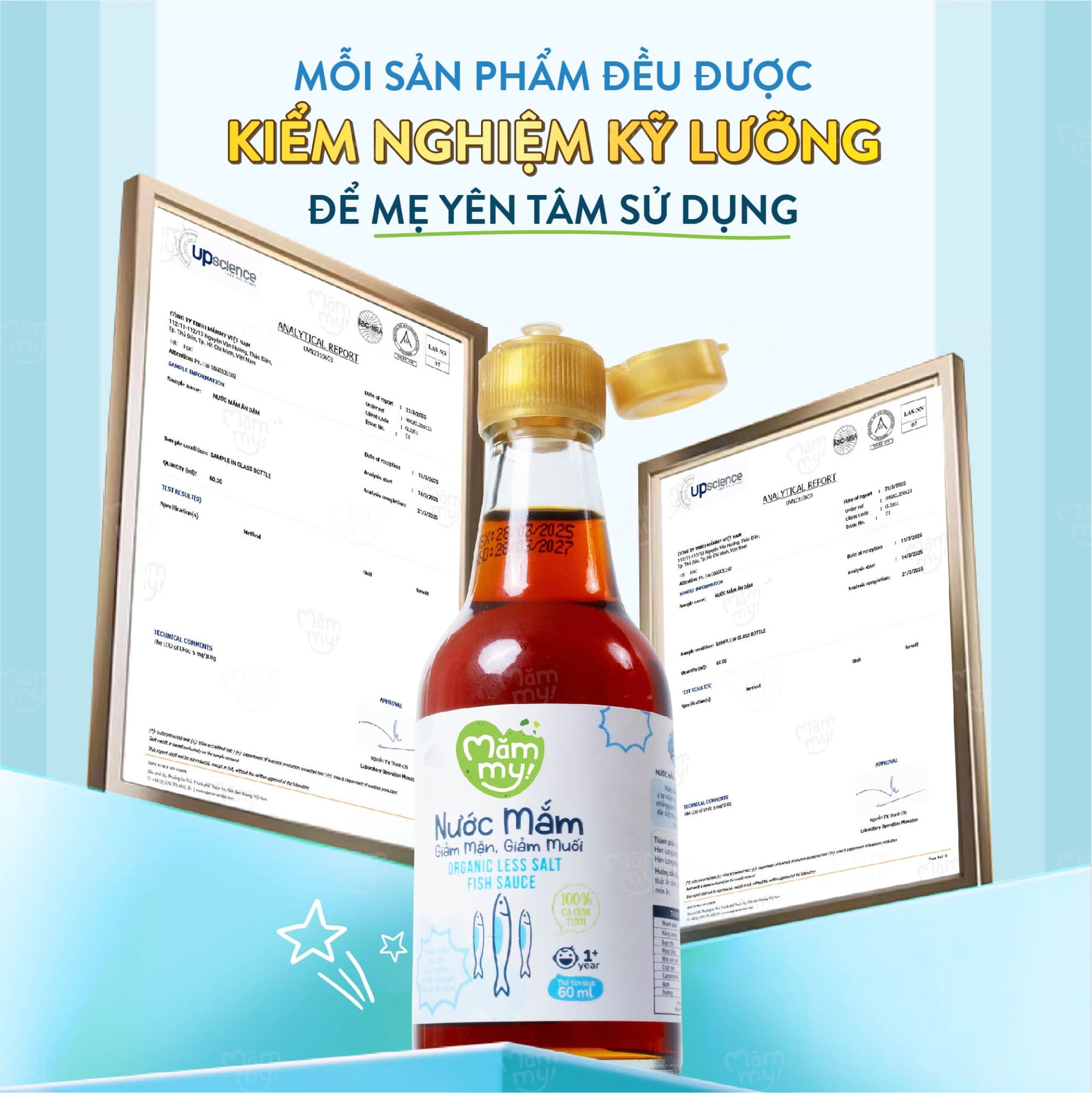 Nước mắm giảm mặn giảm muối - Chai 60ml 2