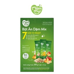 Bột ăn dặm Mix 7 gói vị ngọt - Hộp 140g