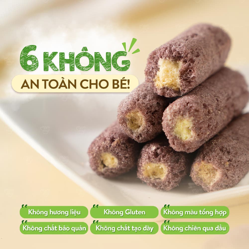 Bánh cuộn nhân kem Chuối - Yến mạch 60 g (10 thanh) 12