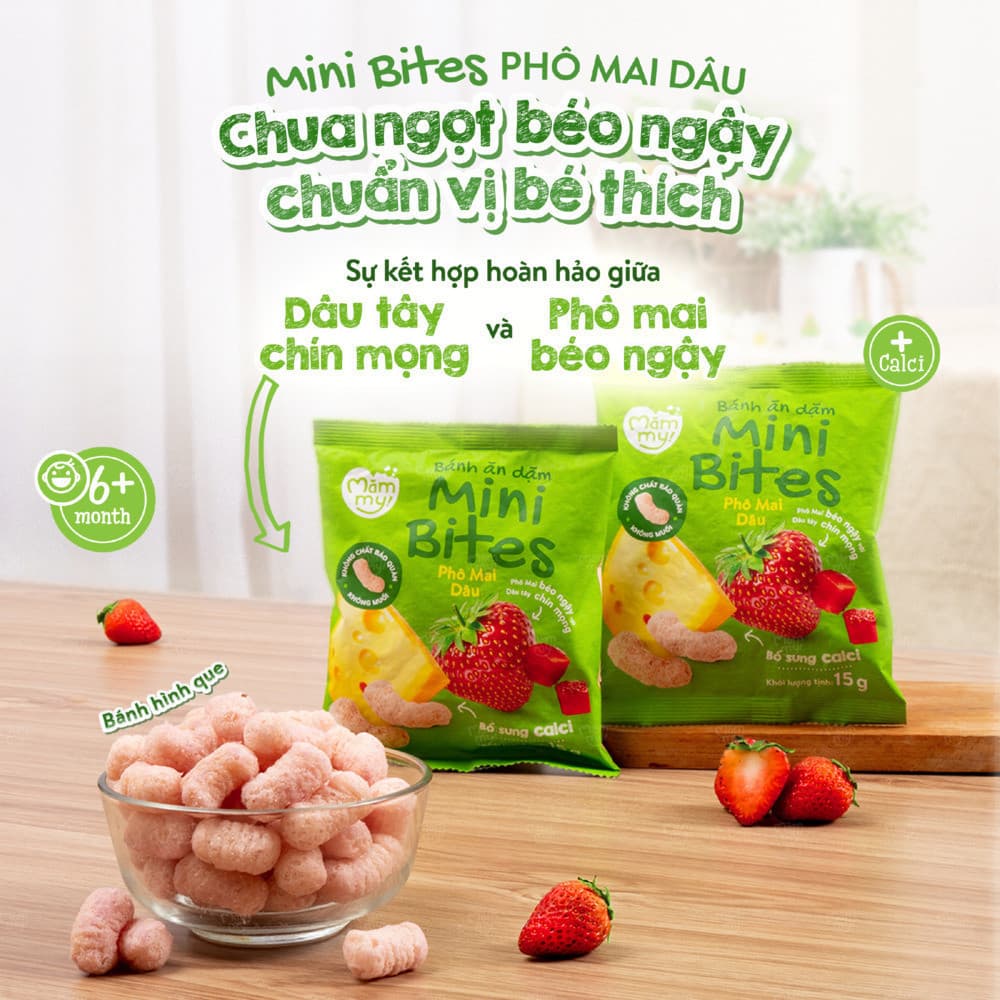 Bánh ăn dặm Mini Bites - Mix vị Rau Quả 45 g (15g x 3 gói) 4