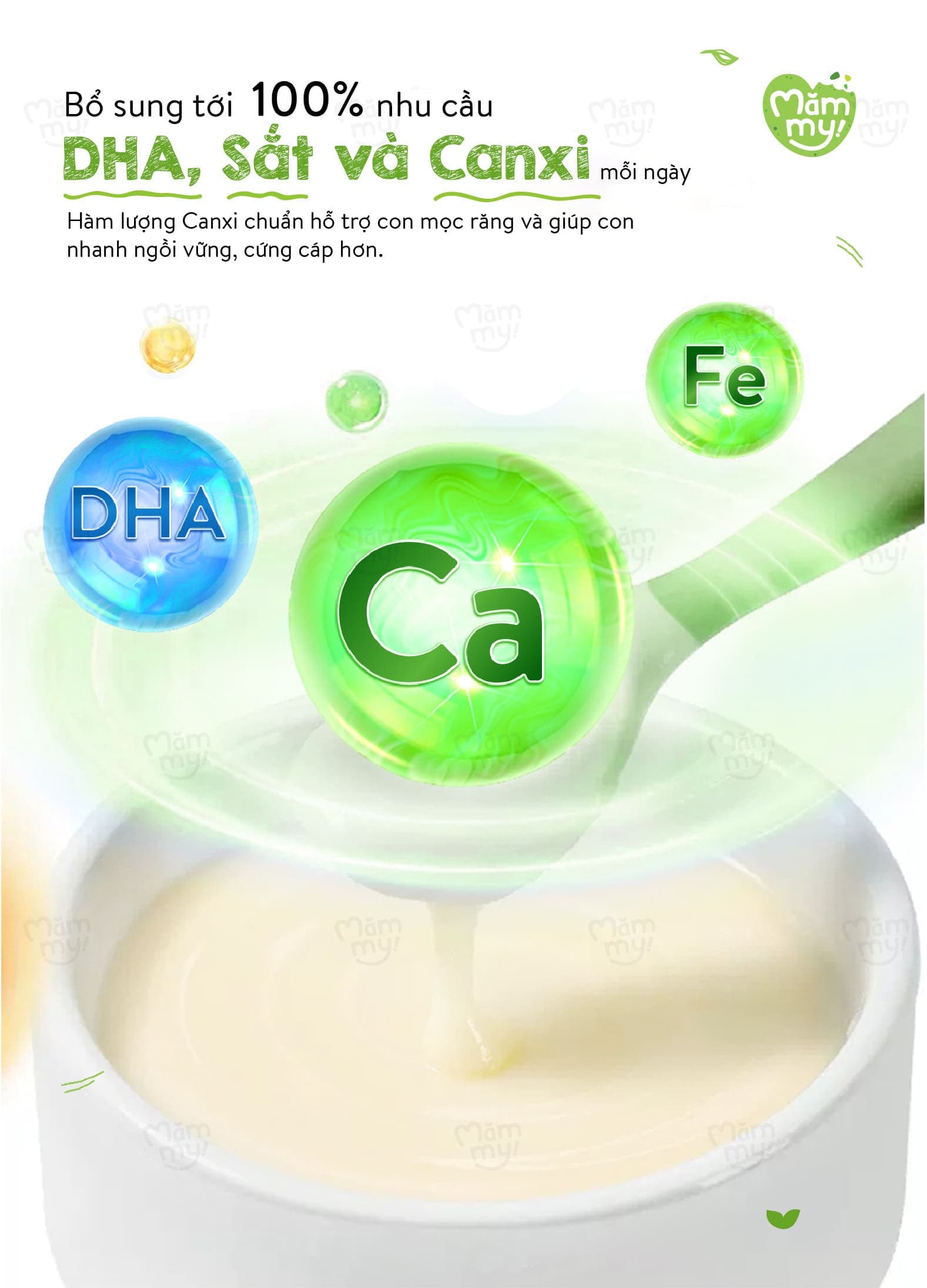 Bột ăn dặm Sữa bắp non - Hộp 140g 6