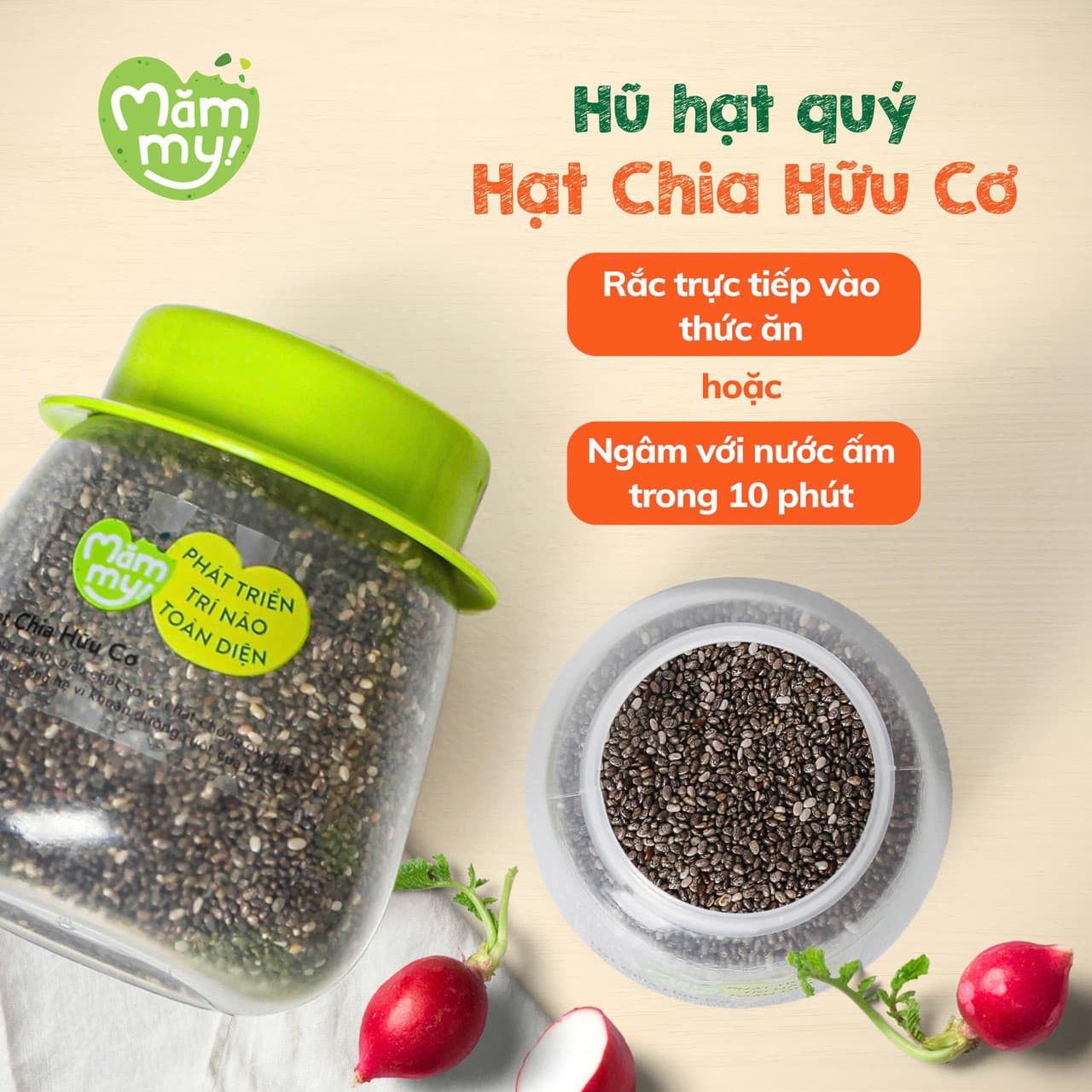 Set 9 hũ hạt quý ăn dặm [Tặng 9 Hũ Gạo sữa] 14