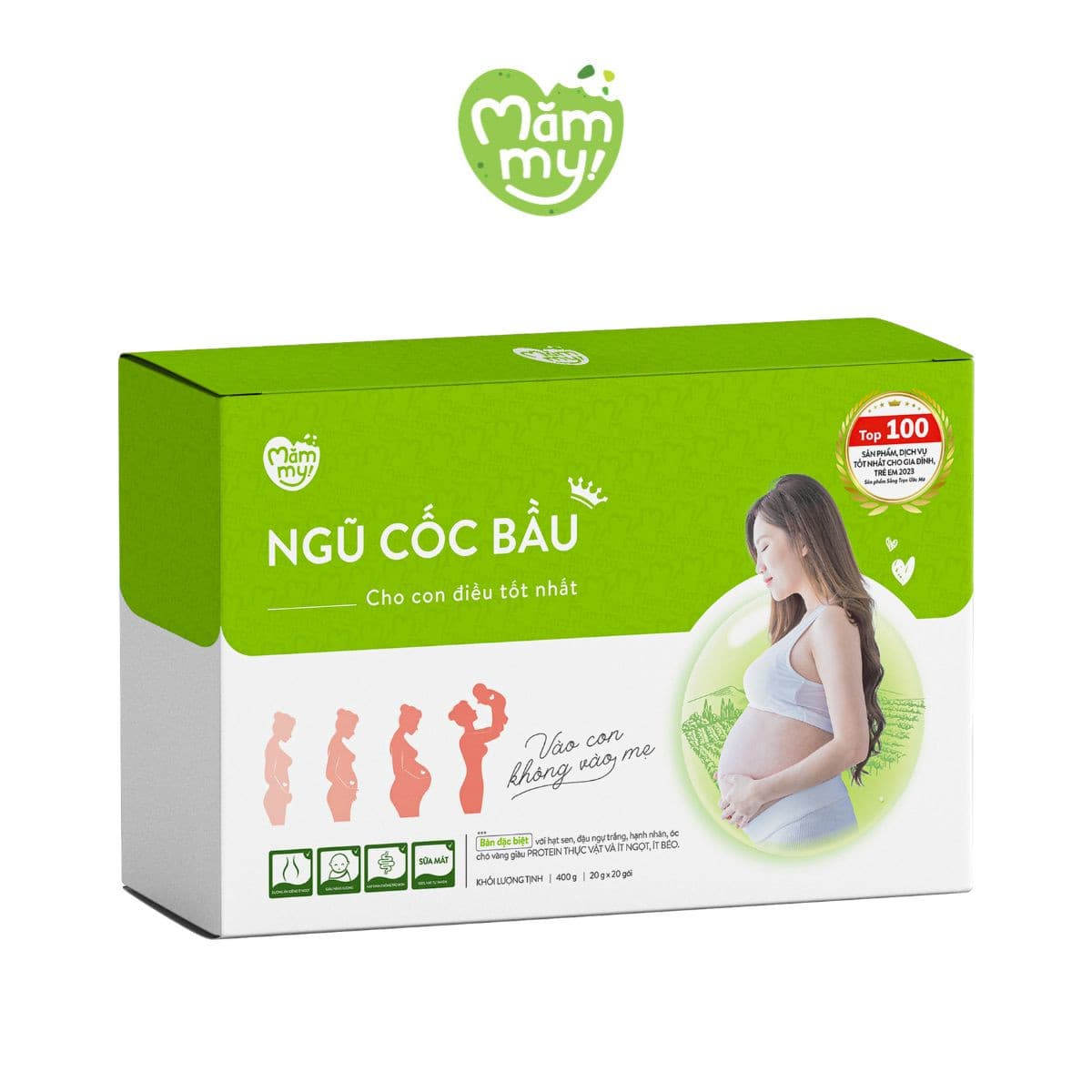 Bột ngũ cốc bầu - Hộp 400g