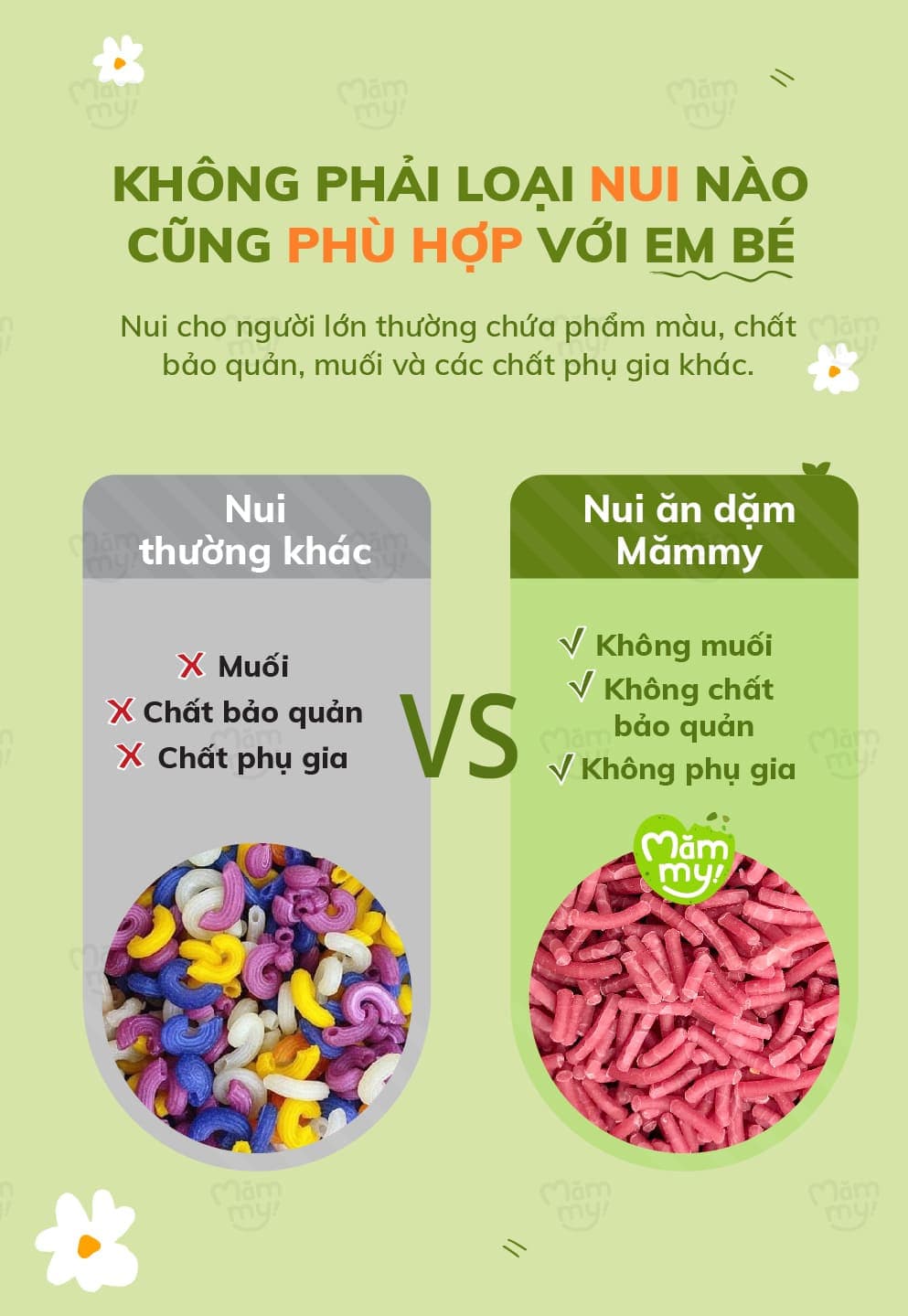 Nui bó xôi mini tập nhai - Hộp 100g 3