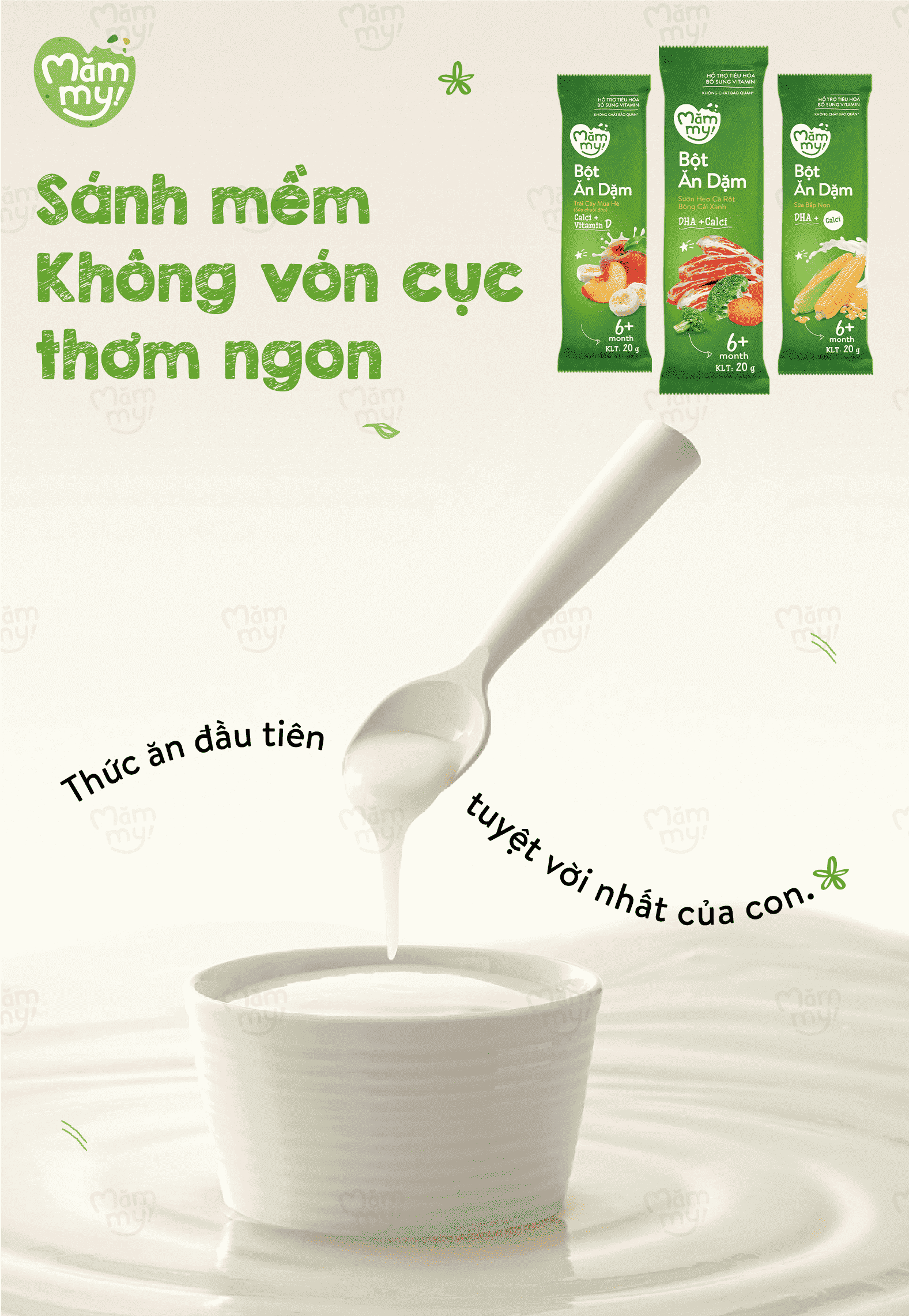 Bột ăn dặm Sữa bắp non - Hộp 140g 14