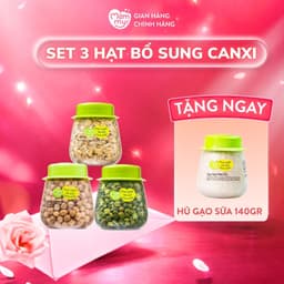 Set 3 hạt yến mạch, đậu gà, đậu hà lan - Hỗ trợ bổ sung canxi