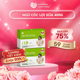 [ DATE T5 ] Bột Ngũ Cốc Lợi Sữa Mămmy Hộp 400g (20 gói)