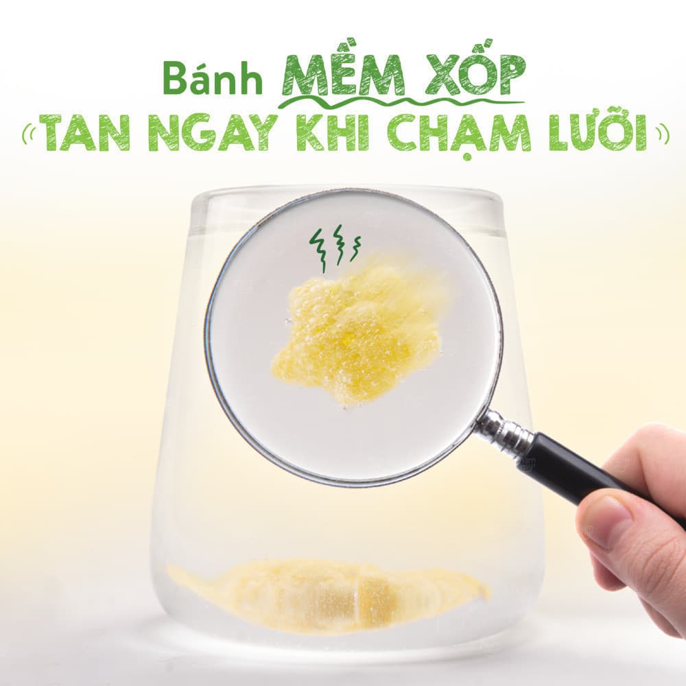 [Tặng đàn guitar] - Combo 12 túi bánh ăn dặm Mini Bites (4 Táo sữa chua, 4 Phô mai việt quất, 4 Phô mai bông cải xanh) 9