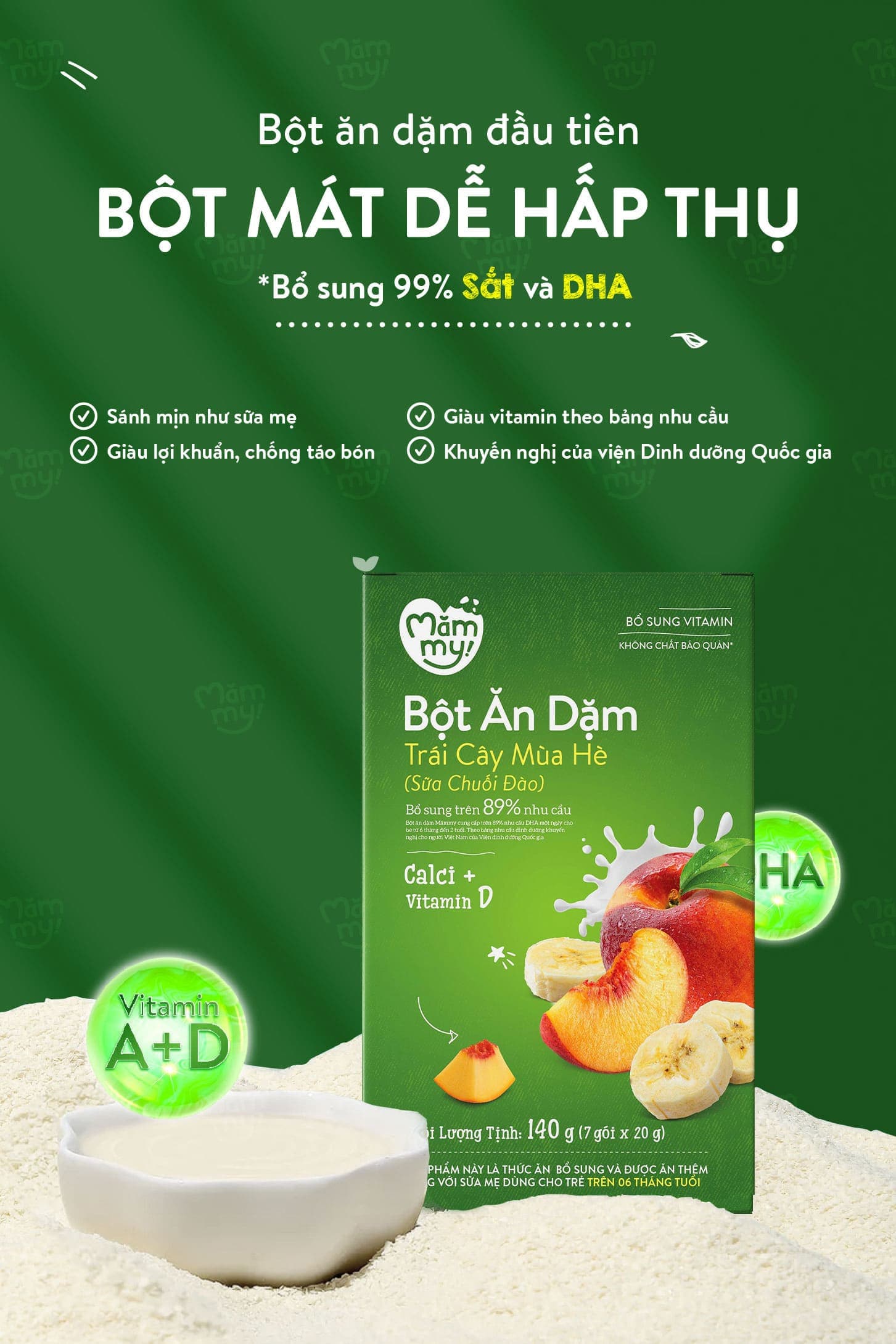 Combo 2 hộp bột ăn dặm 140g - Tặng gấu bông rau củ 9