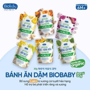 Bánh ăn dặm que vị cà rốt gạo lứt Biobaby - Gói 30g 4
