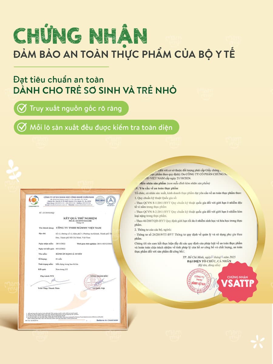 Combo 2 bánh ăn dặm vị rau củ và hoa quả [Tặng 2 xe đồ chơi Mini] 10