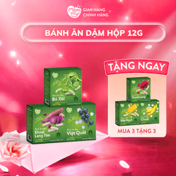 Bánh ăn dặm - Hộp 12g [Mua 3 tặng 3]