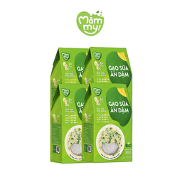 Combo 4 gạo sữa ăn dặm hộp 500g