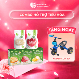 Combo hỗ trợ bé tiêu hóa (3 sữa tươi sấy + 2 sữa chua sấy)