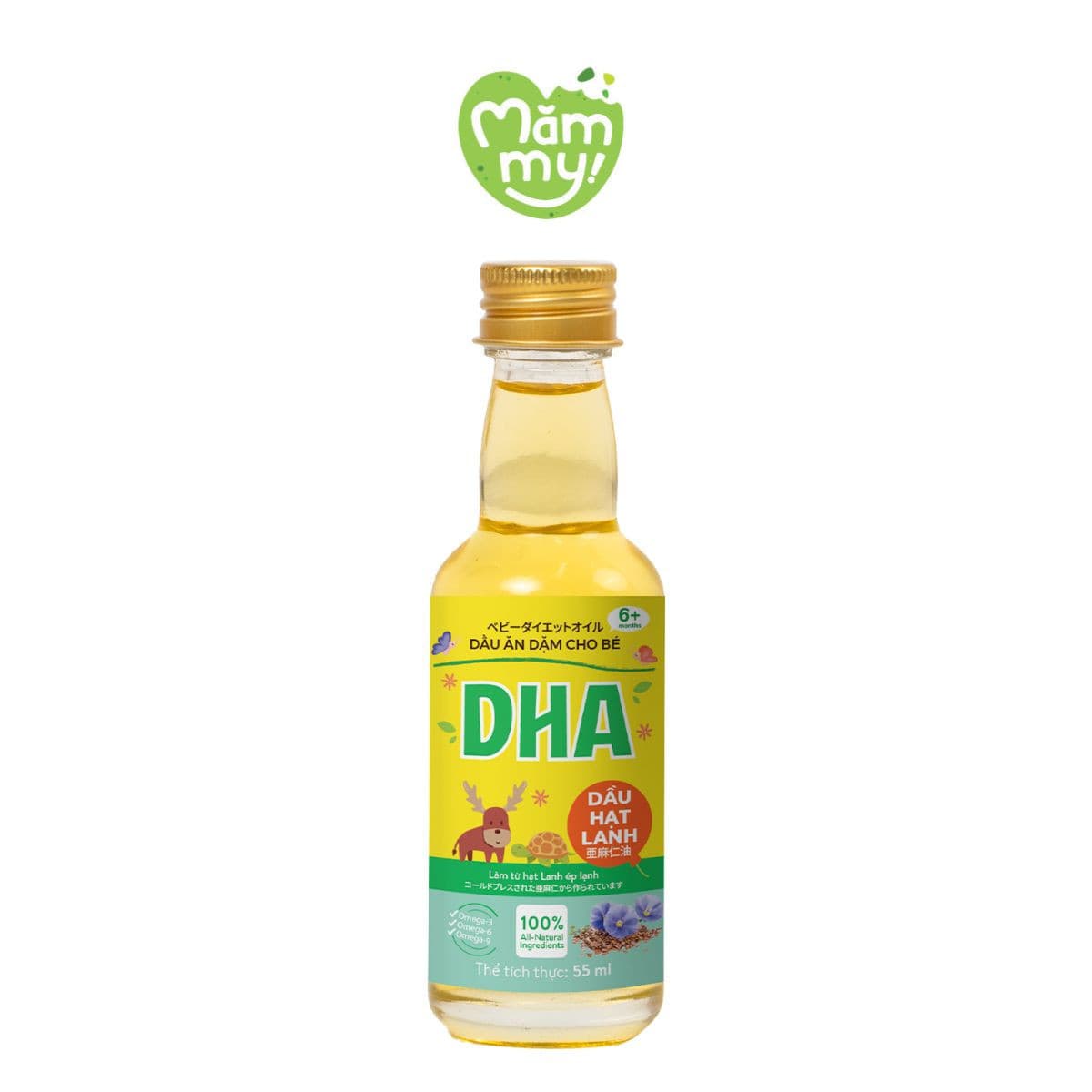 Dầu hạt lanh ăn dặm DHA - Chai 55ml