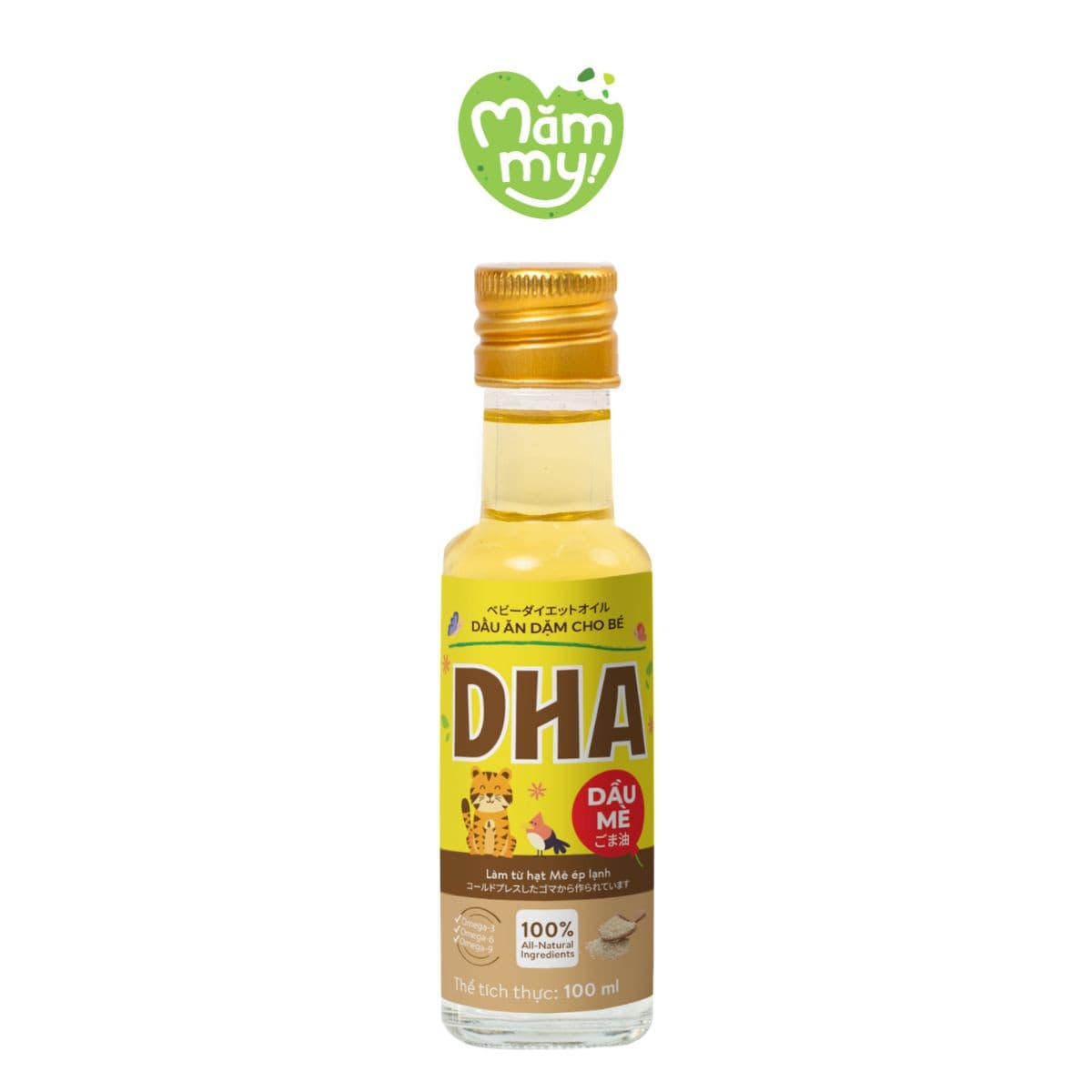 Dầu mè ăn dặm DHA - Chai 100ml