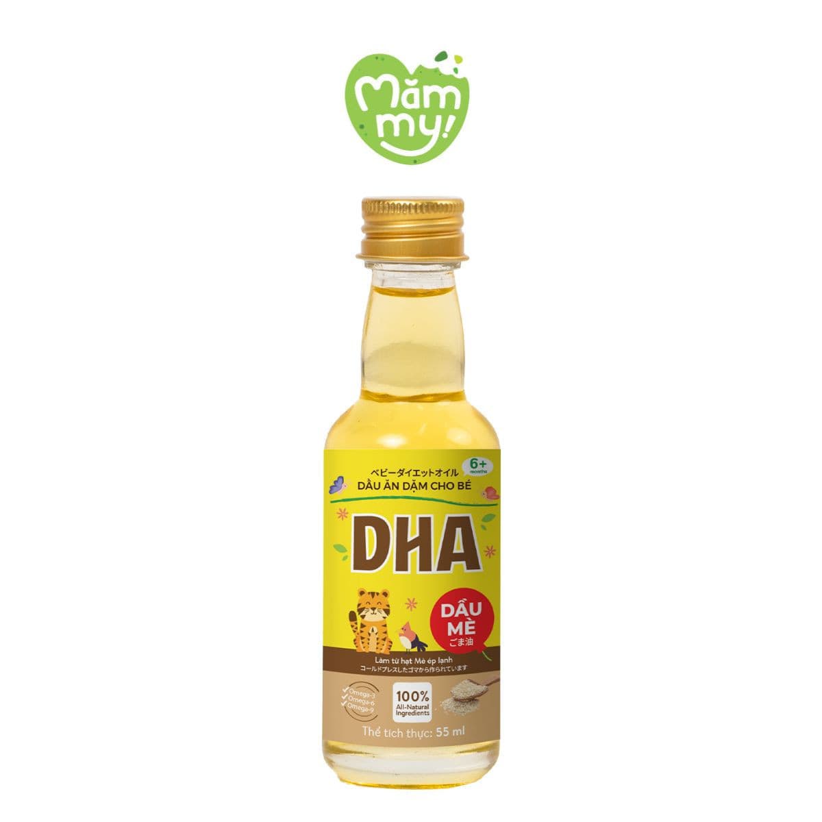 Dầu mè ăn dặm DHA - Chai 55ml