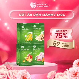 [DATE T5] Bột ăn dặm Mămmy Hộp 140g - 7 gói x  20g