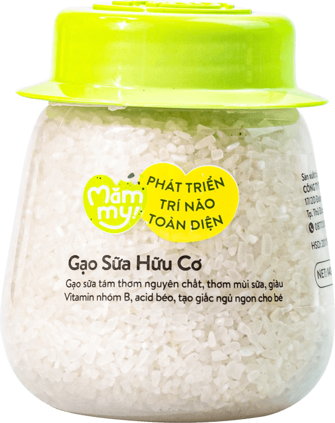 Combo 3 gạo sữa hữu cơ - Hũ 140g [Mua 3 tặng 3] 9