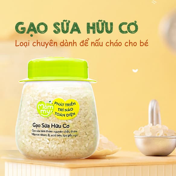 Combo 3 gạo sữa hữu cơ - Hũ 140g [Mua 3 tặng 3] 7
