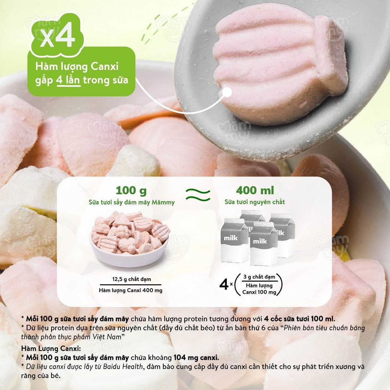Combo 3 sữa tươi sấy - Hộp 14g [Mua 3 tặng 2] 7