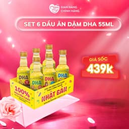 Combo 6 dầu ăn dặm DHA - Chai 55ml