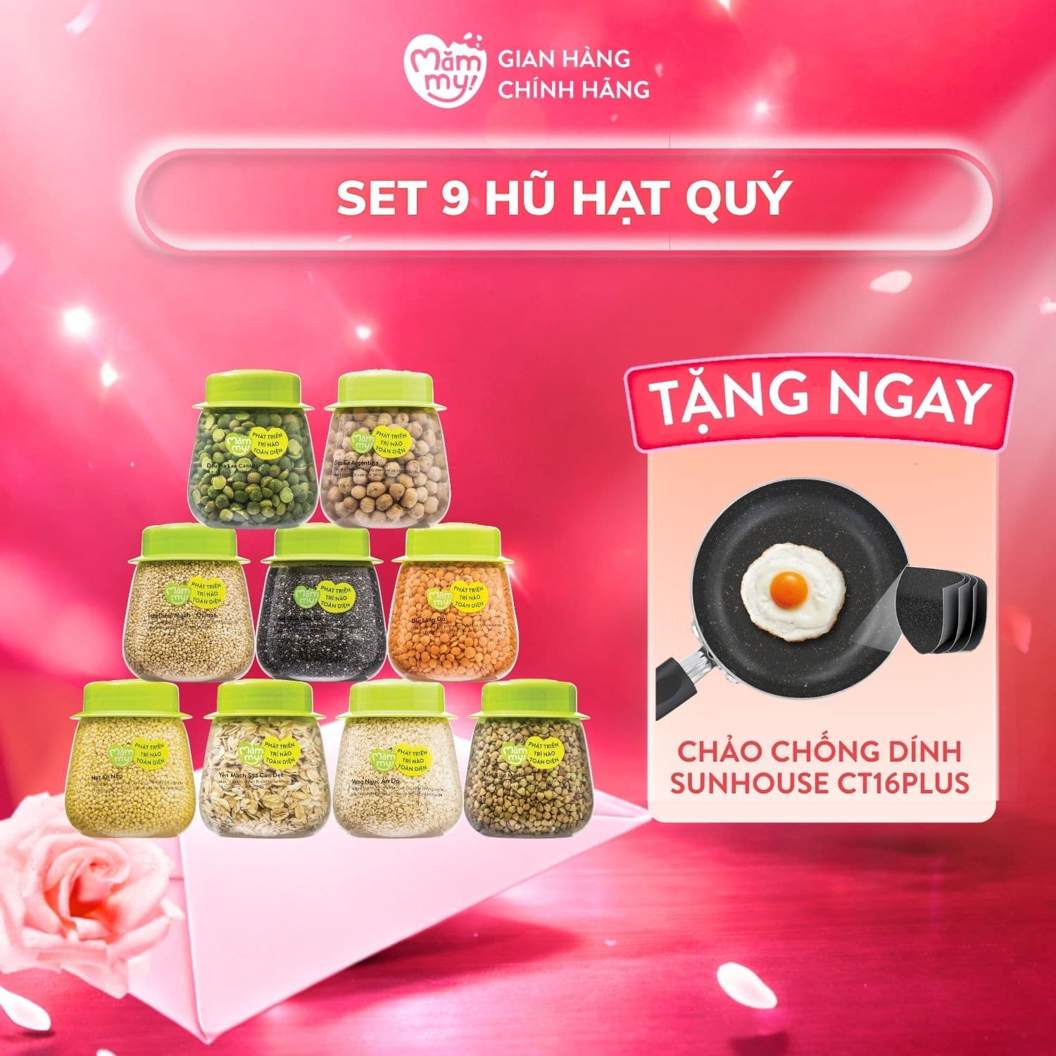 Set 9 hũ hạt quý ăn dặm [Tặng 9 Hũ Gạo sữa] 15