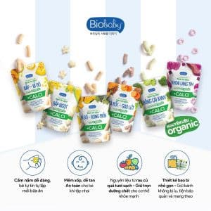 Bánh ăn dặm que vị cà rốt gạo lứt Biobaby - Gói 30g 3