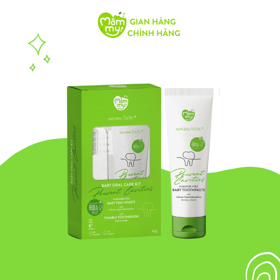 Kem đánh răng thảo dược Natural BéBé 20