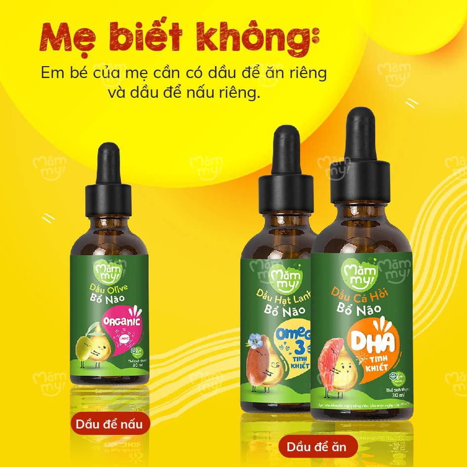 Dầu ăn dặm cá hồi - Chai 30ml 7