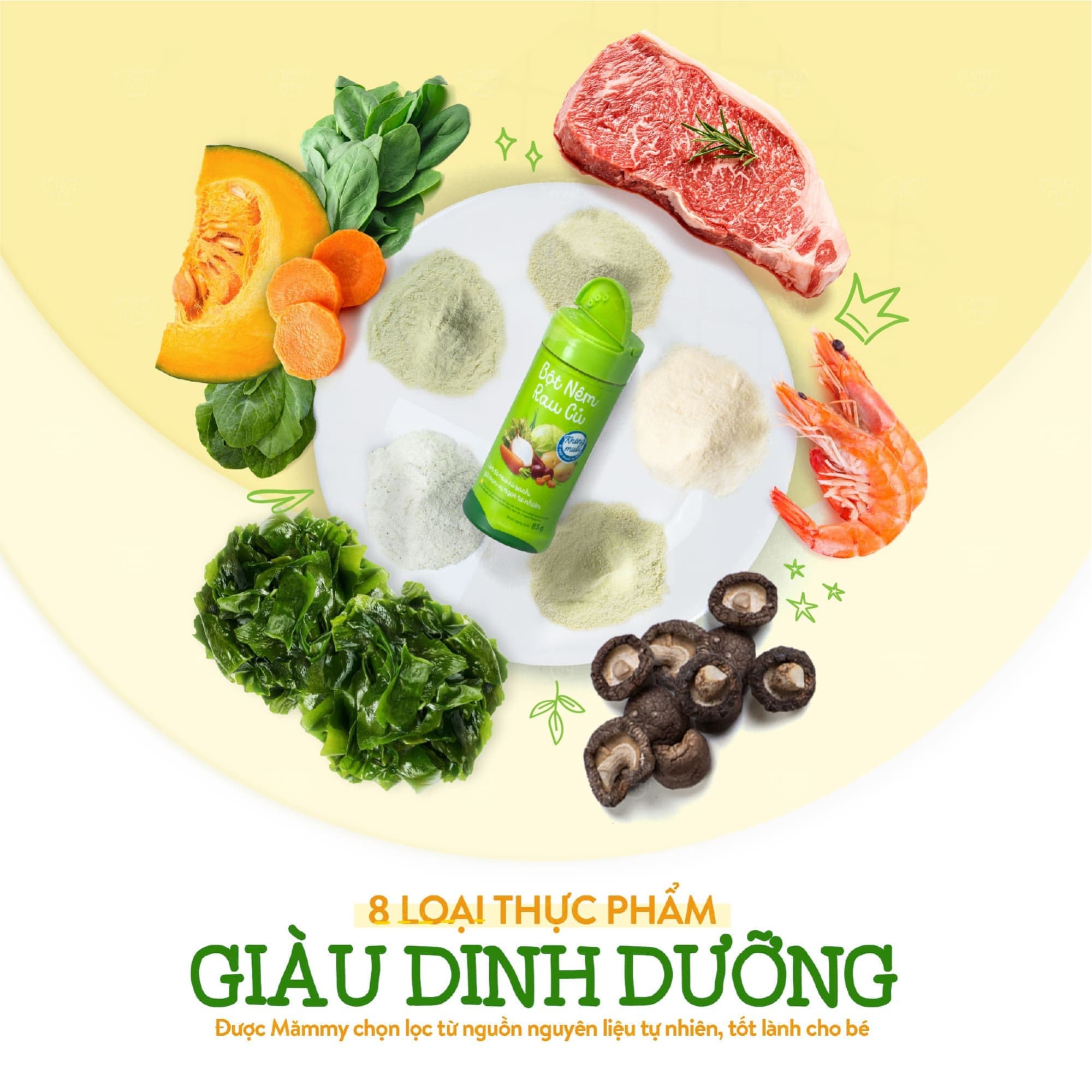 Bột nêm rau củ Mămmy - Hũ 85g 13