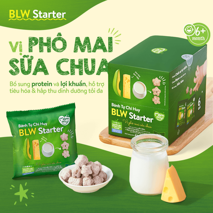 Bánh Tự Chỉ Huy – BLW Starter – Mix vị 42 g (7 g x 6 gói) 3