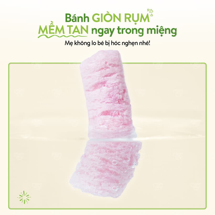 Bánh ăn dặm vị Bó Xôi - Hộp 12 g (6 g x 2 túi) 5