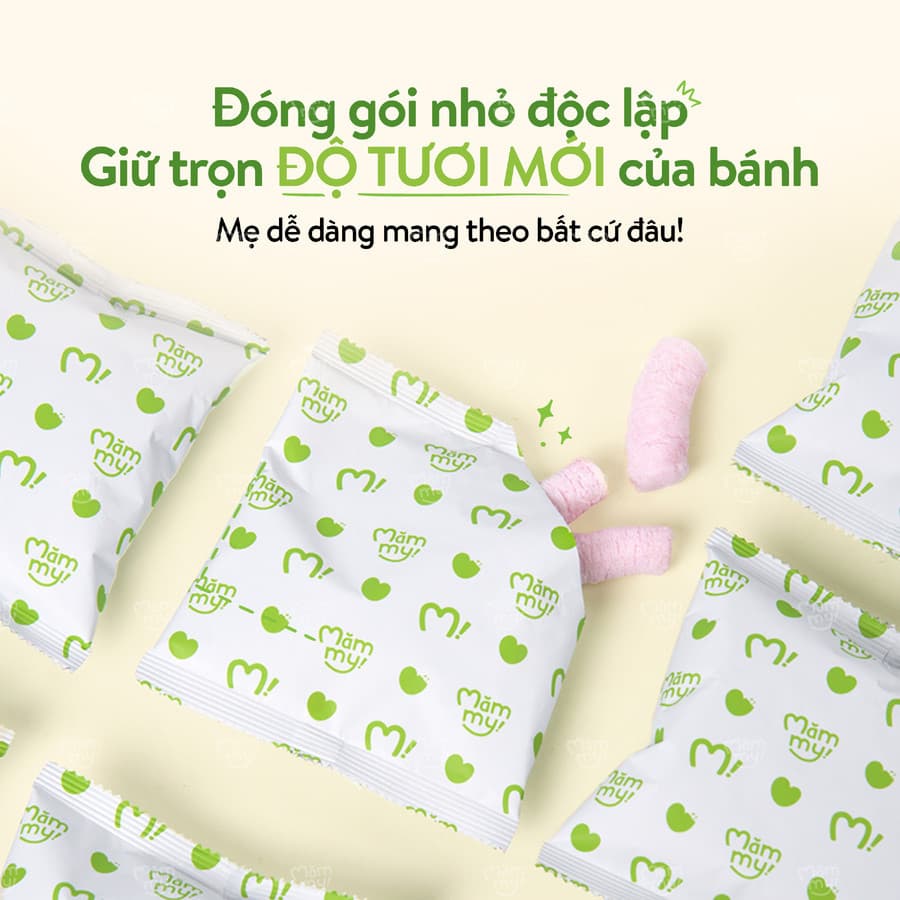 Bánh ăn dặm vị Bó Xôi - Hộp 12 g (6 g x 2 túi) 10