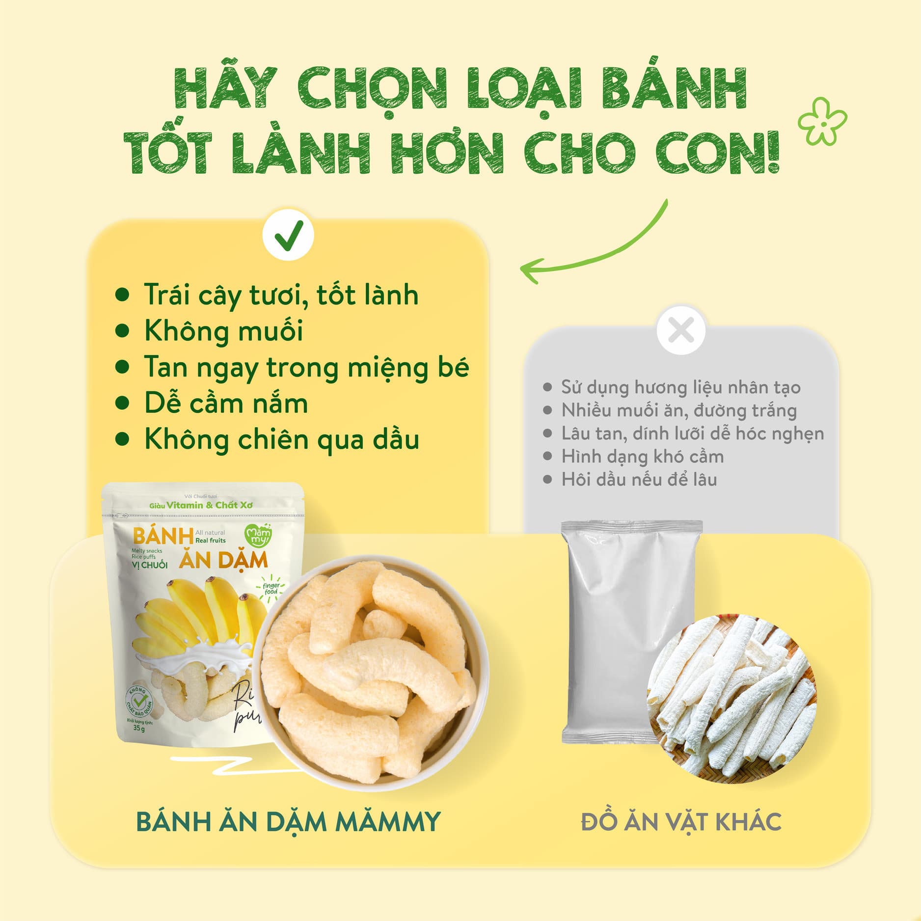 Bánh ăn dặm vị xoài - Túi 35g 9