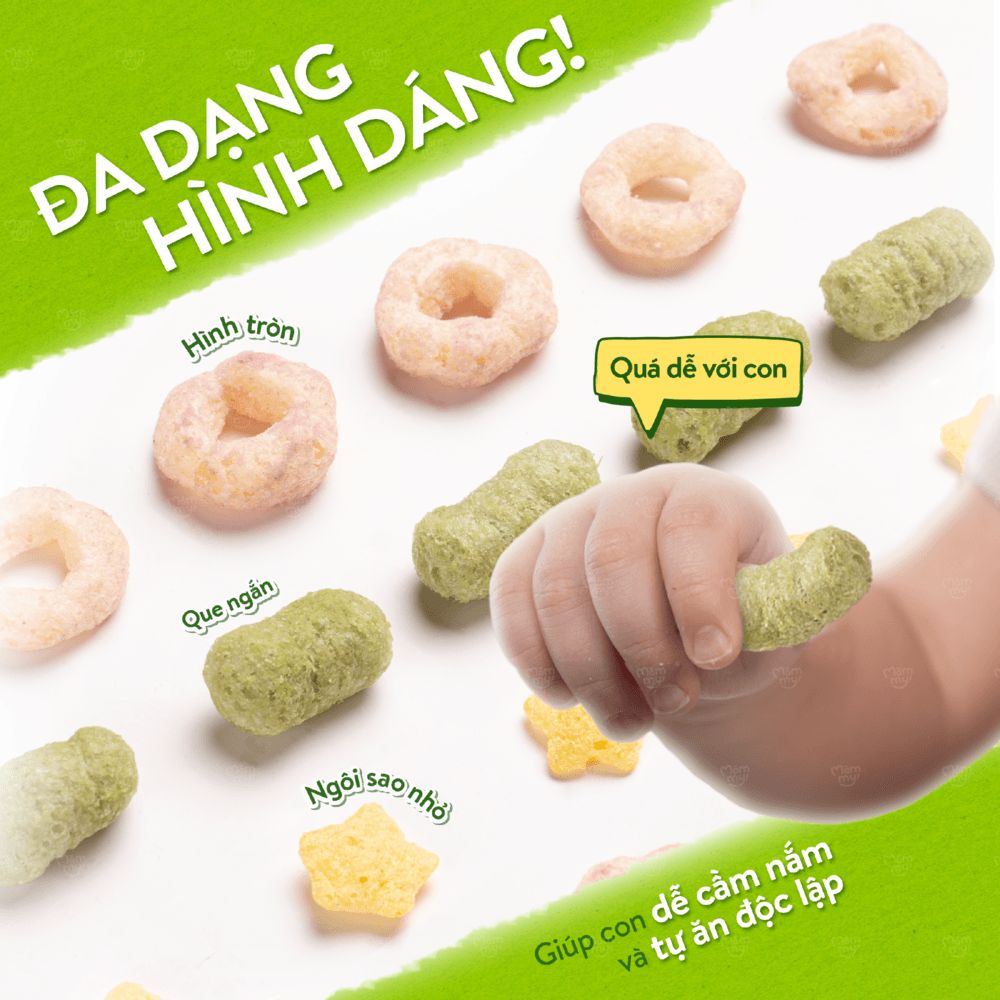 Bánh ăn dặm Mini Bites Phô mai - Bông Cải Xanh 15 g 6