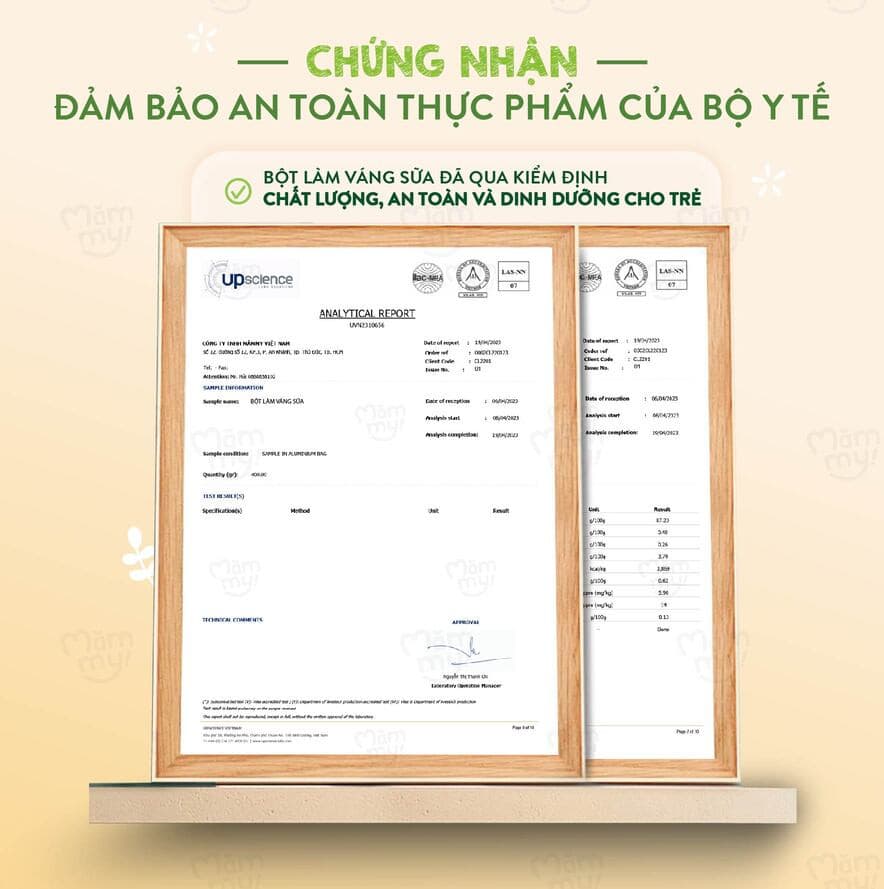 Bột làm váng sữa vị Vani và trứng - Hộp 60g 5