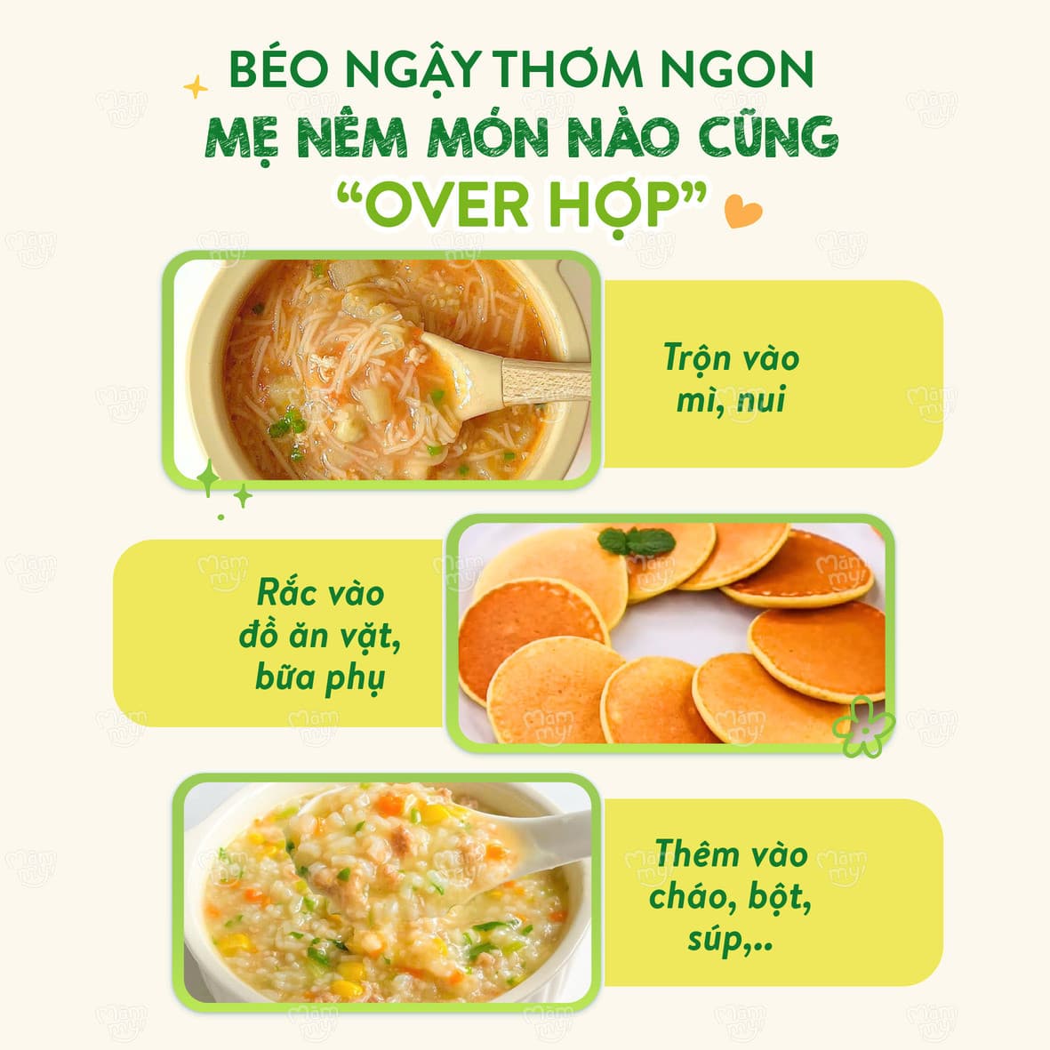 Bột phô mai Cải Ngọt & Cà Rốt 30 g (3 g x 10 gói) 12