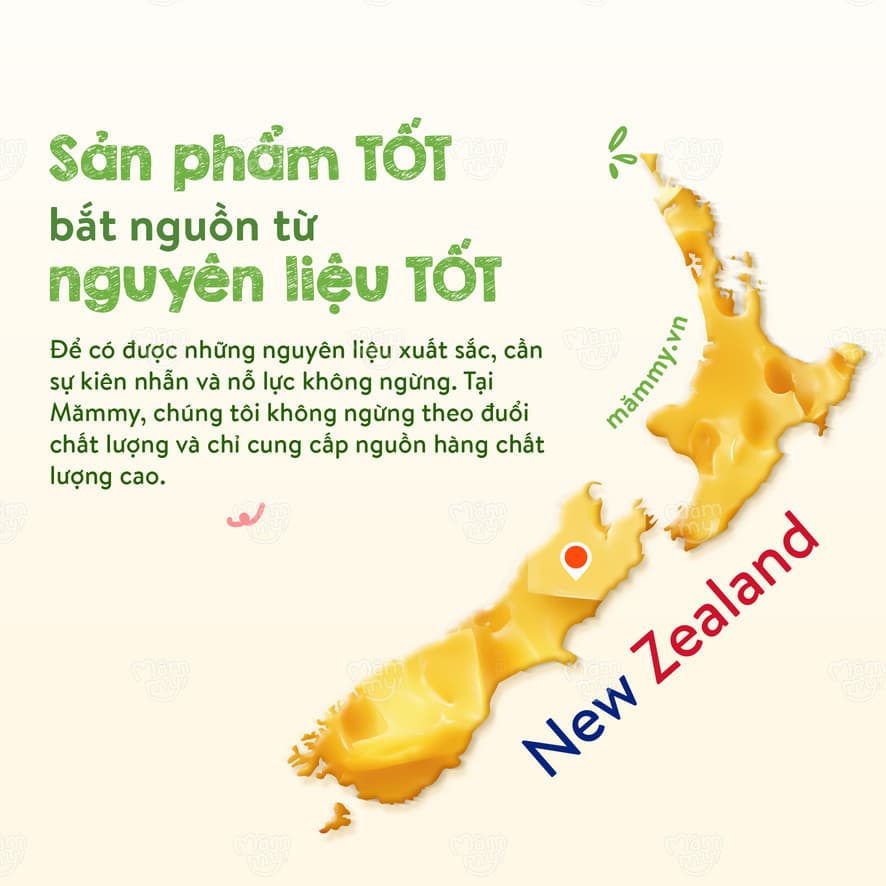 Bột phô mai Cải Ngọt & Cà Rốt 30 g (3 g x 10 gói) 5