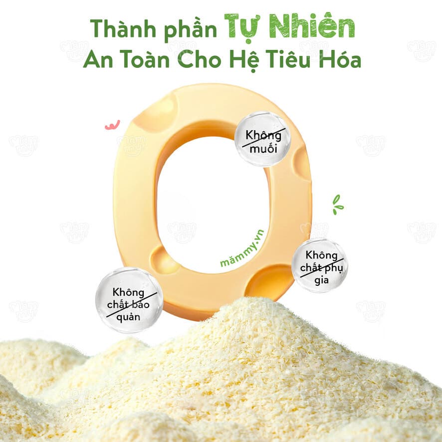 Bột phô mai Cải Ngọt & Cà Rốt 30 g (3 g x 10 gói) 8
