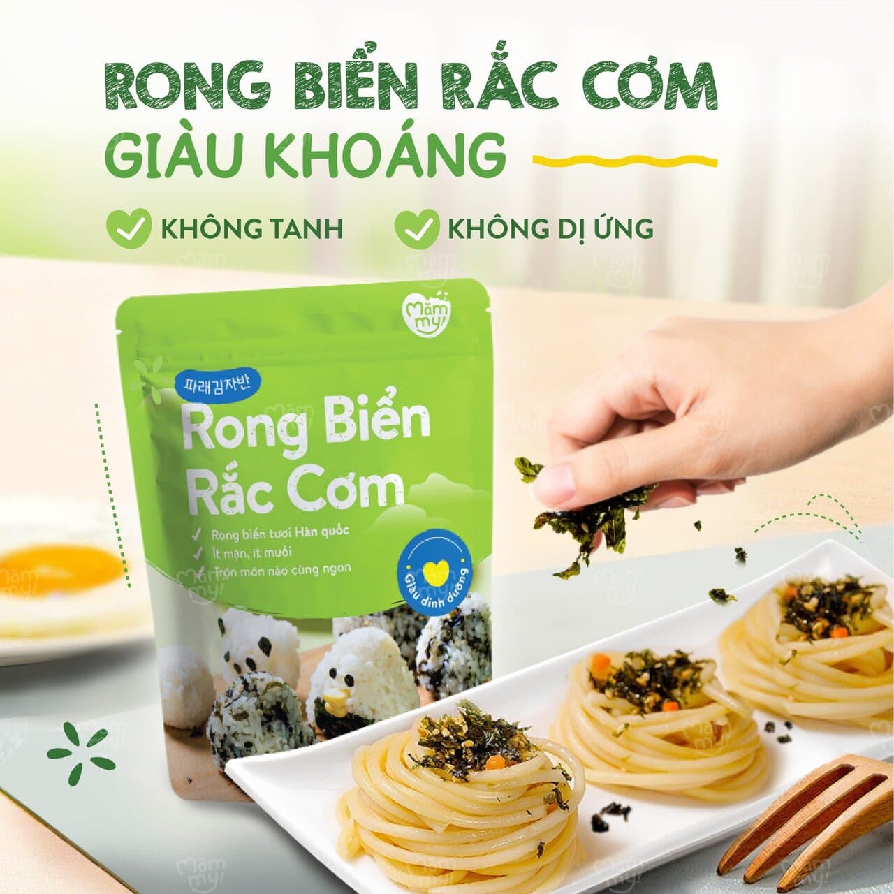 Rong biển giòn ăn dặm rắc cơm - Túi 40g 6