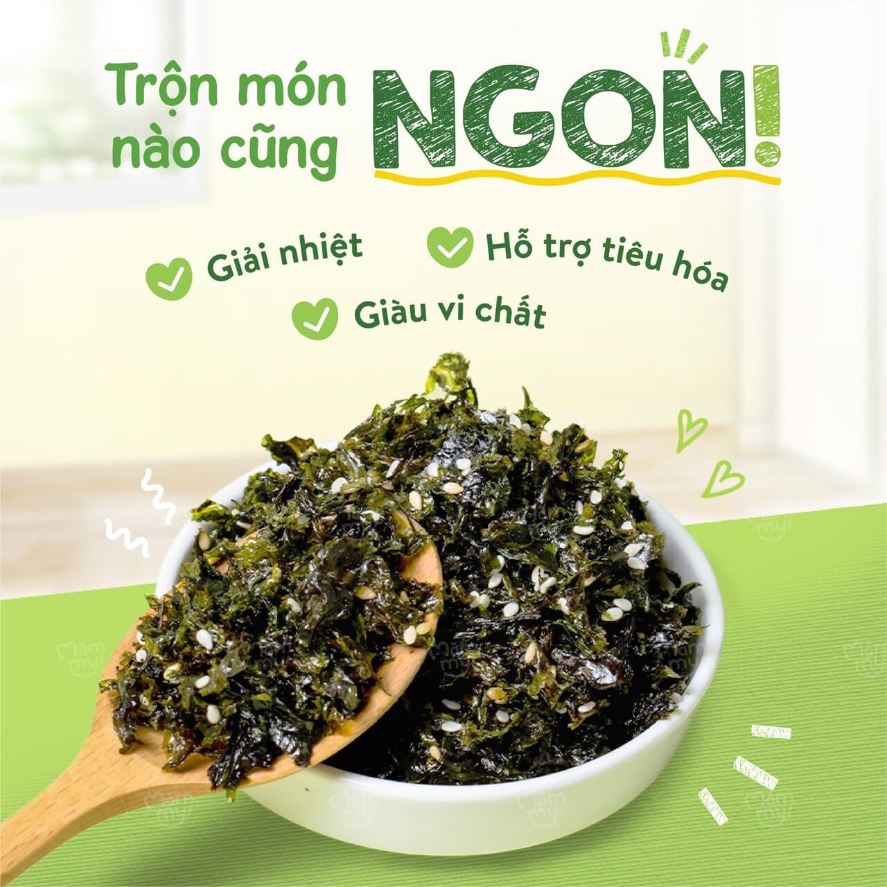 Rong biển giòn ăn dặm rắc cơm - Túi 40g 5