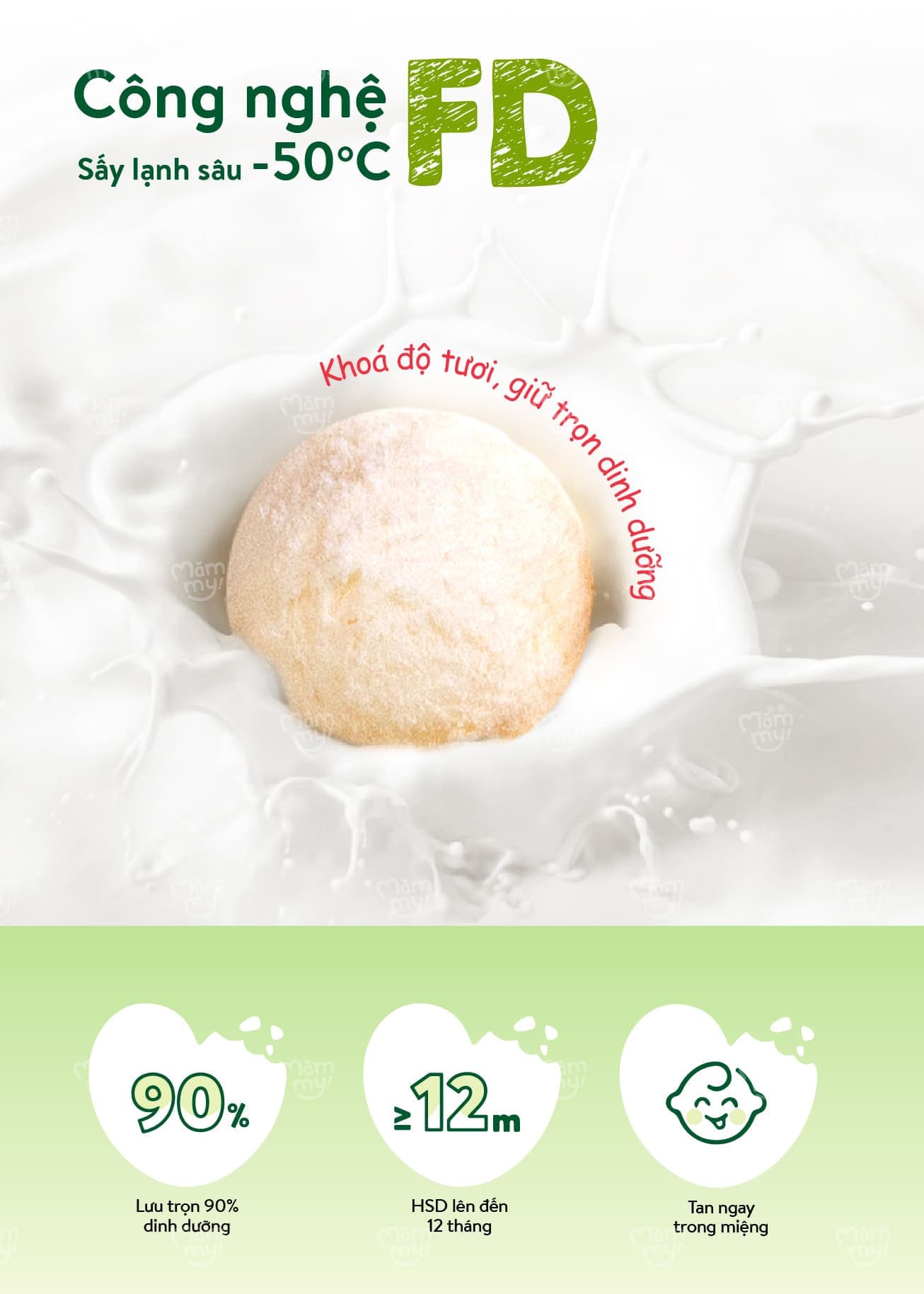 Sữa chua sấy Vị Chuối - Túi 20g 6