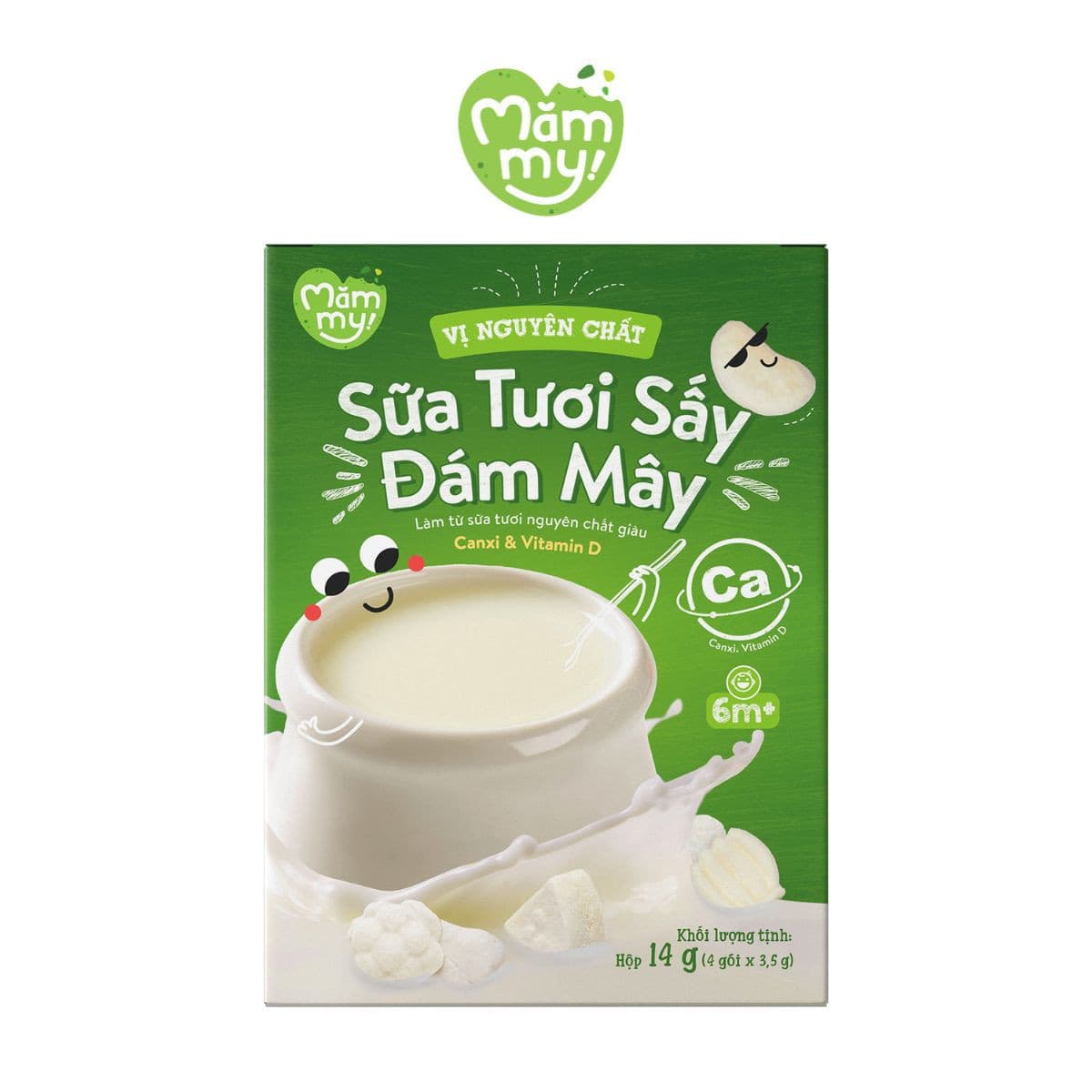 Sữa tươi sấy Vị Nguyên chất - Hộp 14g 1