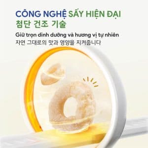 Bánh ăn dặm vị bí đỏ chuối Biobaby - Hũ 40g 5