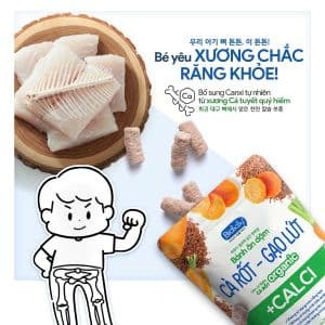Bánh ăn dặm que vị cà rốt gạo lứt Biobaby - Gói 30g 2