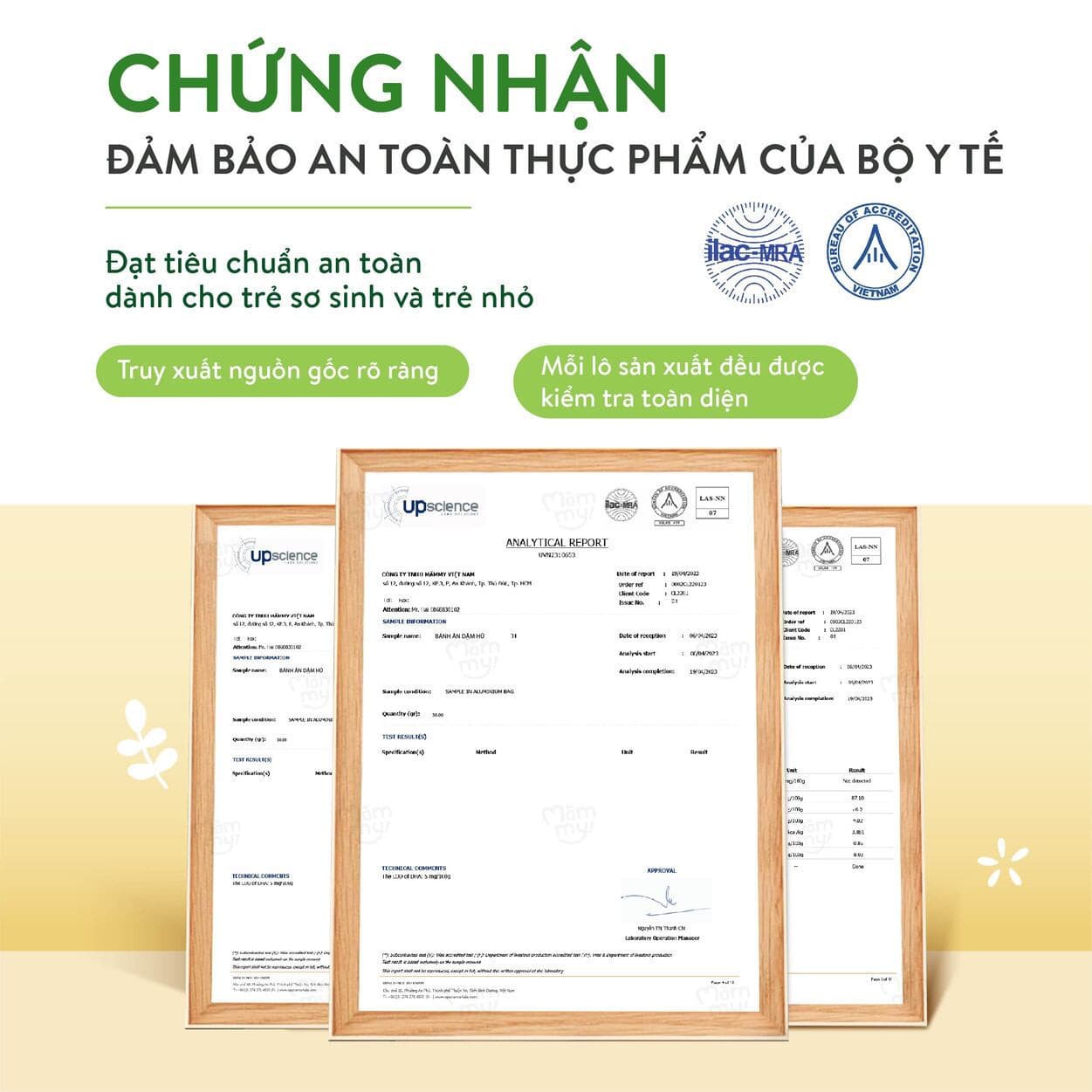Combo 3 hũ bánh ăn dặm vị trái cây - Tặng thú nhún cho bé 7