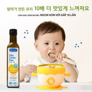 Dầu chiên xào ăn dặm Biobaby - Chai 250ml 5