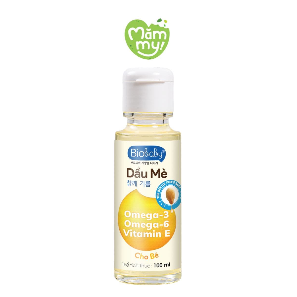 Dầu mè ăn dặm Biobaby - Chai 100ml